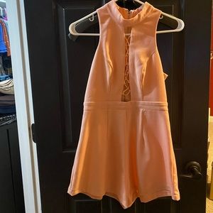 Coral colored romper